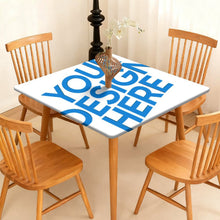 Charger l&#39;image dans la galerie, Nappe carrée en toile cirée JJ05191095 personnalisé avec photo texte prénom
