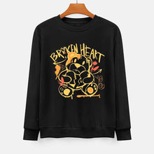 Charger l&#39;image dans la galerie, 100% coton imprimé devant et dos unisexe sweat-shirt à manches longues hommes femmes différentes couleurs pull-shirt personnalisé avec photo texte prénom

