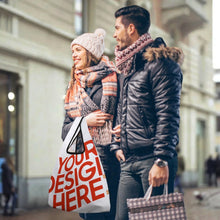 Charger l&#39;image dans la galerie, Sac pliable / Cabas de courses pliable XB0601017 personnalisée avec prénom motif texte (conception multi-images)
