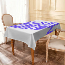 Charger l&#39;image dans la galerie, Nappe rectangulaire Oxford JJ05191113 personnalisée avec prénom motif texte
