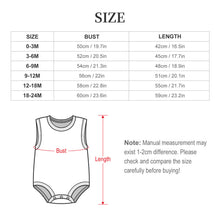 Charger l'image dans la galerie, Body bébé sans manches en coton personnalisé 0-24 mois
