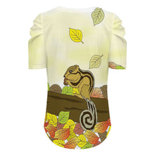 Charger l&#39;image dans la galerie, T-Shirt Femme Manches Bouffantes Personnalisé | Haut Chic &amp; Romantique
