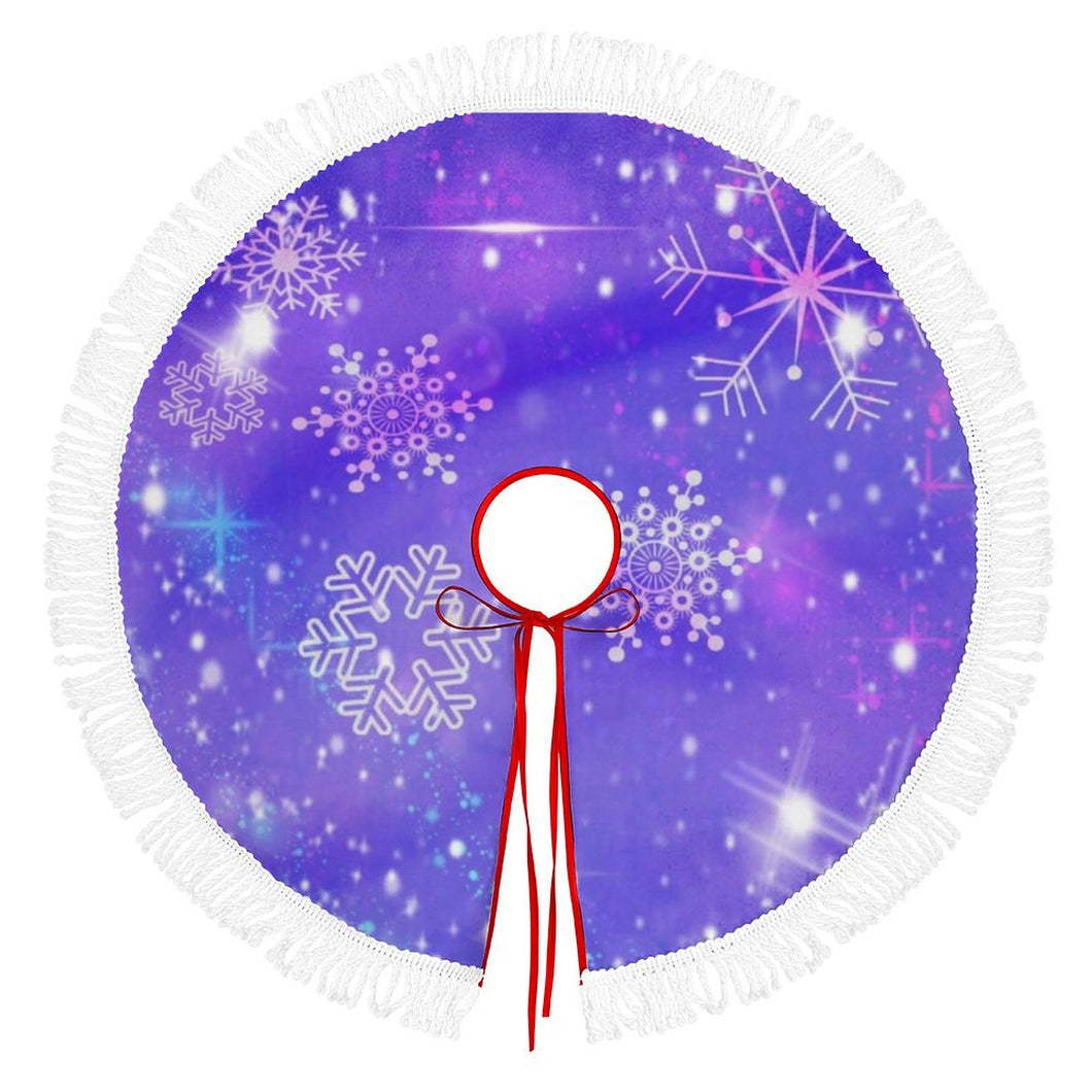 Jupe de Sapin Réversible Personnalisée | Deux Designs en Un