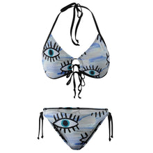 Charger l'image dans la galerie, Bikini Froncé Ajustable à Nouer : Maillot String 2 Pièces Sexy
