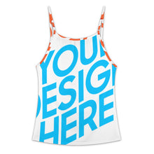 Charger l&#39;image dans la galerie, Débardeur camisole ajustable pour femme NBX25 personnalisée avec prénom motif texte (conception multi-images)
