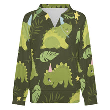 Charger l'image dans la galerie, Sweat-Shirt Femme Col V Manches Longues Personnalisable

