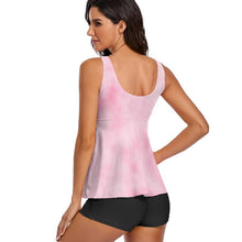 Charger l'image dans la galerie, Tankini Shorty Femme Personnalisé : Maillot 2 Pièces Gainant (S-6XL)
