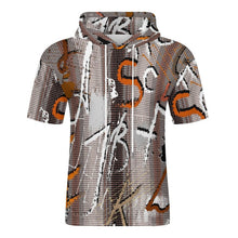 Charger l'image dans la galerie, Sweat à Capuche Manches Mi-Longues en Tissu Texturé Poisson avec Impression Personnalisée
