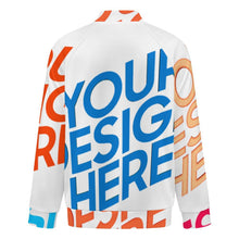 Charger l'image dans la galerie, Veste de baseball universitaire pour femme SDS2507 personnalisée avec prénom motif texte (conception multi-images)
