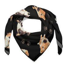 Charger l'image dans la galerie, Foulard Carré Personnalisé | Accessoire de Mode Polyvalent
