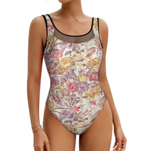 Charger l&#39;image dans la galerie, 2024 NOUVEAU maillots de bain femme SDS2006 une pièce monokini tissu en maille transparente maillot de bain façonnant personnalisé avec photo texte prénom (conception une image)
