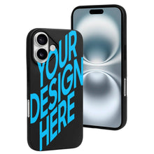 Charger l&#39;image dans la galerie, Étui de protection pour téléphone portable Apple iPhone 16 série en cuir TPU personnalisé avec photo texte prénom
