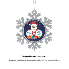 Charger l&#39;image dans la galerie, Ornement Flocon en Métal Personnalisé | Le Bijou de Votre Sapin
