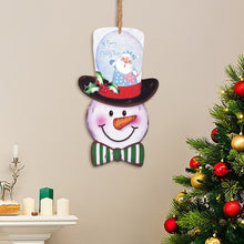 Charger l&#39;image dans la galerie, Décoration de Noël en Bois | Panneau Bonhomme de Neige à Personnaliser
