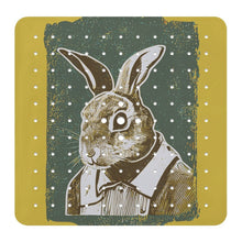 Charger l'image dans la galerie, Bathroom Suction Cup Anti-slip Mat Rabbit, Personification, Portrait Style 54x53cm
