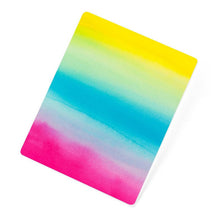 Charger l'image dans la galerie, Car Sun Visor Clip Yellow &amp; Blue &amp; Pink Watercolor Style 10x8cm
