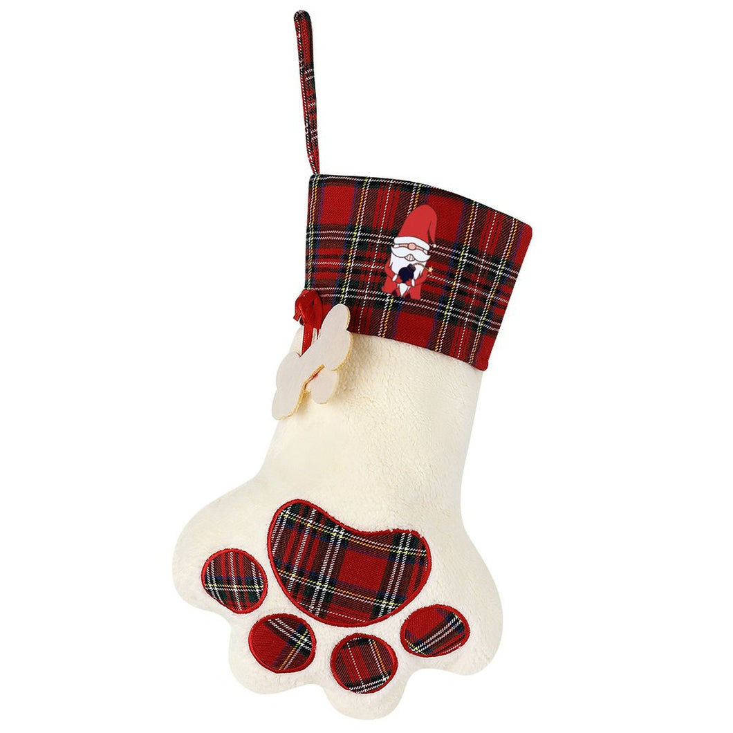 Votre Chien, Star de Noël | Sa Chaussette Patte Personnalisée