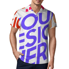 Charger l&#39;image dans la galerie, Polo pur coton pour homme personnalisée avec prénom motif texte
