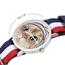Charger l'image dans la galerie, Montre Nylon Minimaliste Personnalisée | Cadran Sans Graduation
