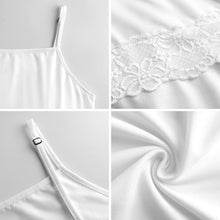 Charger l'image dans la galerie, Robe Nuisette Mi-Longue Personnalisable | Fines Bretelles et Dentelle
