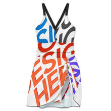 Charger l'image dans la galerie, Maillot de bain 1 pièce gainants pour le corps avec décolleté en V femme SDS515 personnalisé avec photo texte motif logo (conception multi-images)
