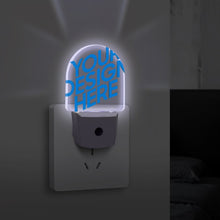 Charger l&#39;image dans la galerie, Veilleuse chambre en plastique LED (Plusieurs spécifications disponibles) personnalisée avec prénom photo image texte motif

