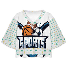 Charger l'image dans la galerie, Maillot Sport Femme Court Col V Personnalisable
