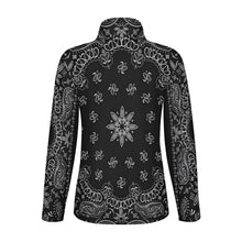 Charger l'image dans la galerie, Haut de Sport Femme 1/4 Zip Lycra : T-shirt Compression Manches Longues
