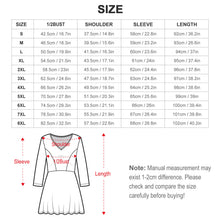 Charger l'image dans la galerie, Robe Grande Taille Femme Col V - Manches Longues (S-8XL)
