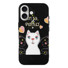 Charger l'image dans la galerie, Mobile Phone Case for Apple IPhone 18 Cat, Heart, Elegance
