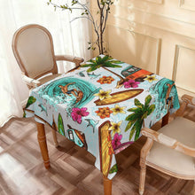 Charger l'image dans la galerie, Nappe Carrée Personnalisée | Tissu Oxford Imperméable &amp; Anti-Taches
