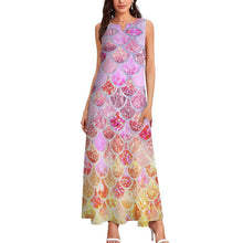 Charger l'image dans la galerie, Robe Longue Sans Manches Femme : Maxi Dress Coupe Colonne
