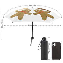Charger l'image dans la galerie, Parapluie Compact Anti-UV Personnalisé 5 Sections | UPF 50+
