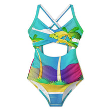 Charger l&#39;image dans la galerie, Monokini Personnalisable Femme | Maillot de Bain Découpé Unique
