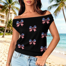 Charger l'image dans la galerie, Single Shoulder One Neck T-shirt 333
