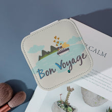 Charger l&#39;image dans la galerie, Boîte à Bijoux Personnalisée | Écrin de Voyage Carré &amp; Chic
