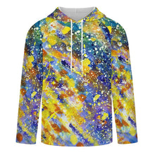 Charger l'image dans la galerie, Hoodie with Raglan Sleeves Colorful Splash Ink
