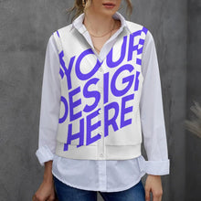 Charger l&#39;image dans la galerie, Gilet sans manches pour femme LM562 personnalisé avec photo texte prénom
