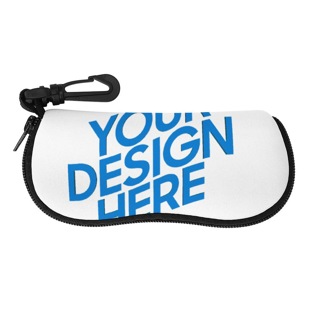Étui de rangement horizontal pour lunettes personnalisée avec prénom motif texte