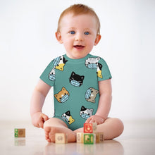 Charger l'image dans la galerie, Body bébé personnalisé en pur coton manches courtes

