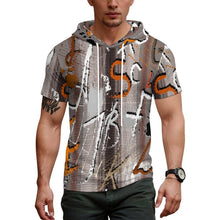 Charger l'image dans la galerie, Sweat à Capuche Manches Mi-Longues en Tissu Texturé Poisson avec Impression Personnalisée
