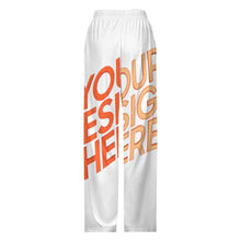 Charger l&#39;image dans la galerie, Pantalon de pyjama garçon / fille en pur coton D31P personnalisée avec prénom motif texte
