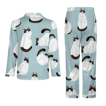 Charger l'image dans la galerie, Pyjama Homme Personnalisé | Ensemble Chic Style Col Cubain
