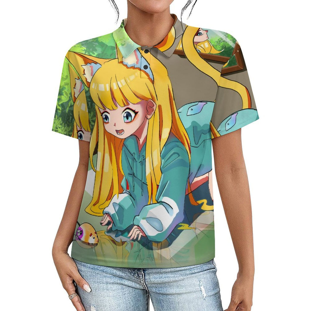 Chemise Polo Femme Personnalisable | Piqué Respirant & Élégant