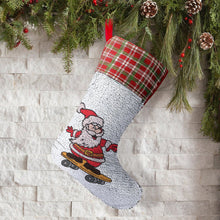 Charger l&#39;image dans la galerie, Chaussette de Noël Personnalisée | Magie des Paillettes Réversibles
