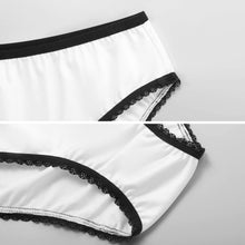 Charger l&#39;image dans la galerie, Culotte femme en dentelle LM500 personnalisée avec prénom motif texte (conception multi-images)
