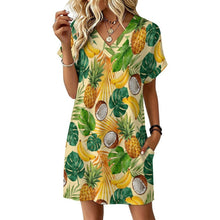 Charger l'image dans la galerie, Casual Flared Sleeve V-Neck Dress 1 (3)
