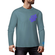 Charger l&#39;image dans la galerie, Pull pour homme 100 % coton imprimé sur la poitrine et les poignets  chemise à manches longues de différentes couleurs personnalisée avec prénom motif texte
