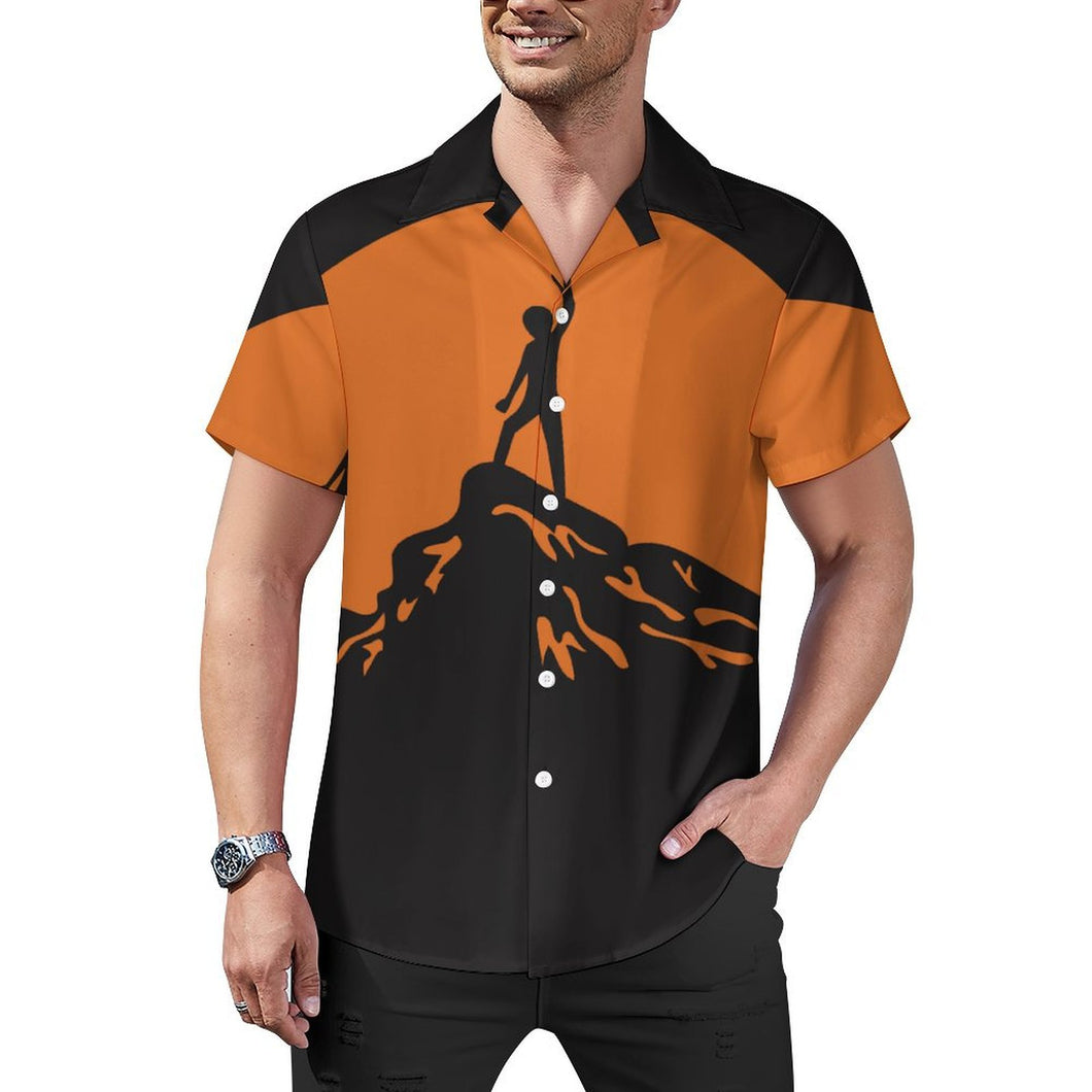 Chemise Col Cubain Homme Personnalisable | Tissu Stretch Confort