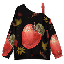 Charger l'image dans la galerie, Off-the-shoulder Sweater Red Apple
